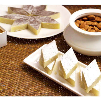 "Badam Burfi - 1kg (Almond Sweets) - Click here to View more details about this Product